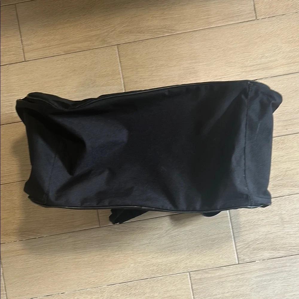 Adidas Black Duffel Travel Weekender Bag with Durable Fabric and Classic Design